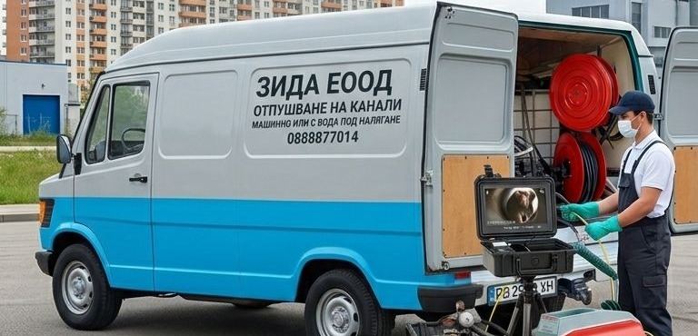 Сервизен бус с оборудване за видеодиагностика